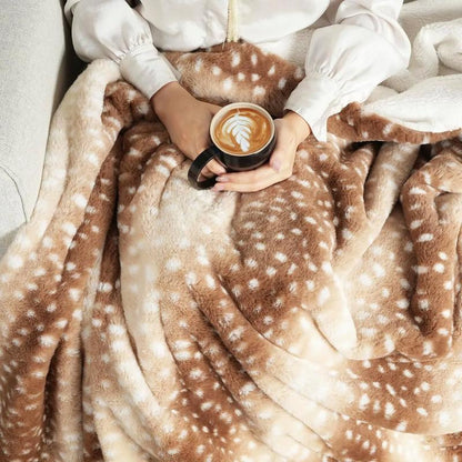 Fawn Ivory Throw Blanket