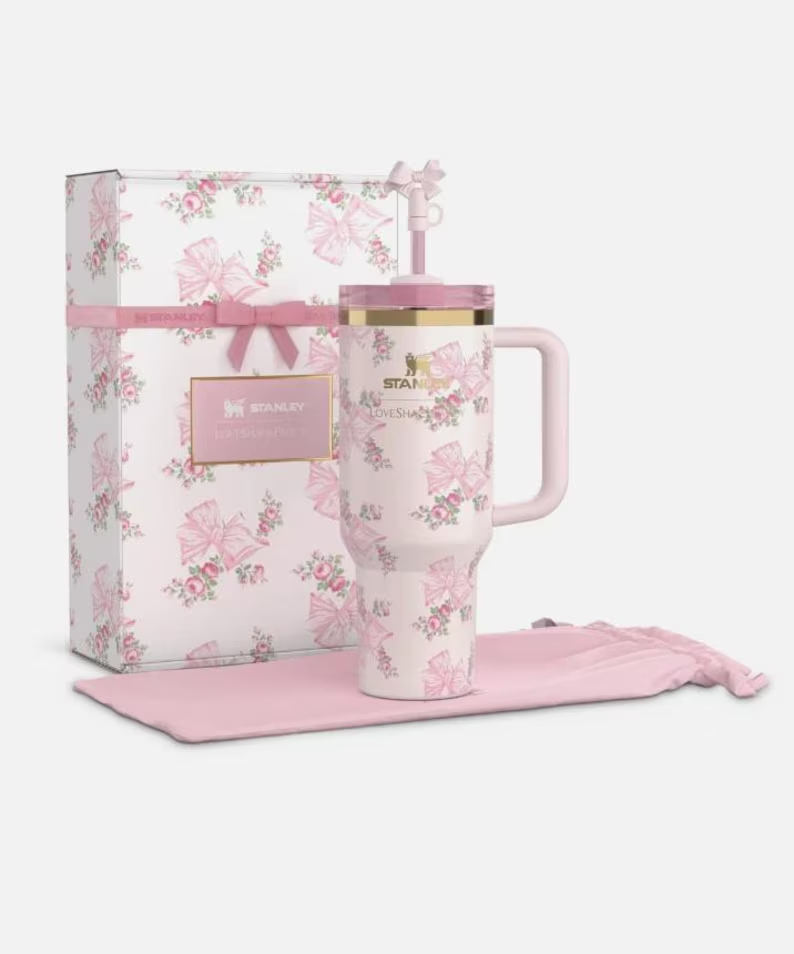 Coquette Bow Chantilly 40 oz. Tumbler